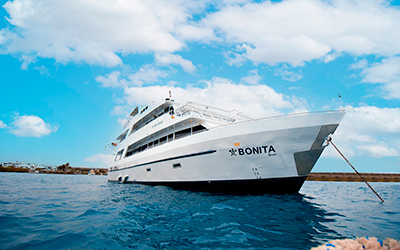 Außenrutsche Bonita Yacht - Galagents Cruises