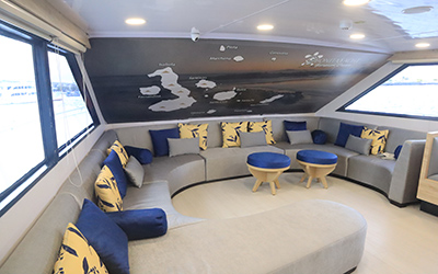 Diapositivas de areas sociales Bonita Yacht - Galagents Cruises